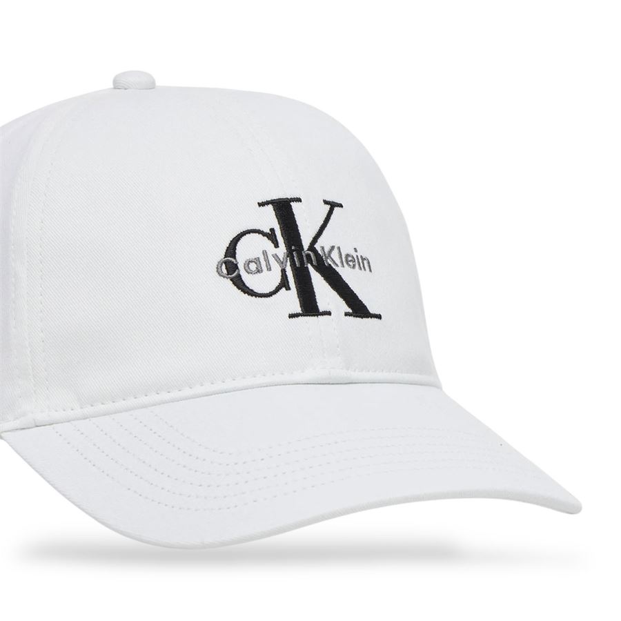 Cappello in twill con logo da uomo Calvin Klein | LV04G5004GYAF